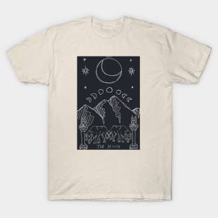 Moon Tarot Design T-Shirt